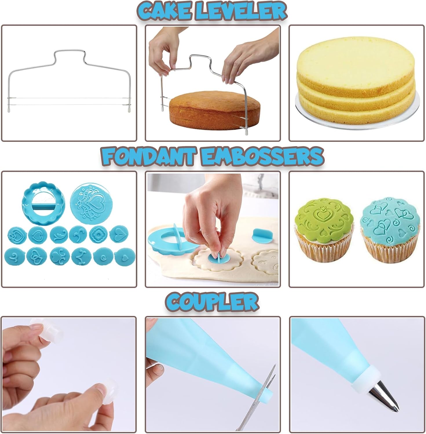 54pcs Cake Decorating Kit Baking Tools Supplies wi... - Image 7