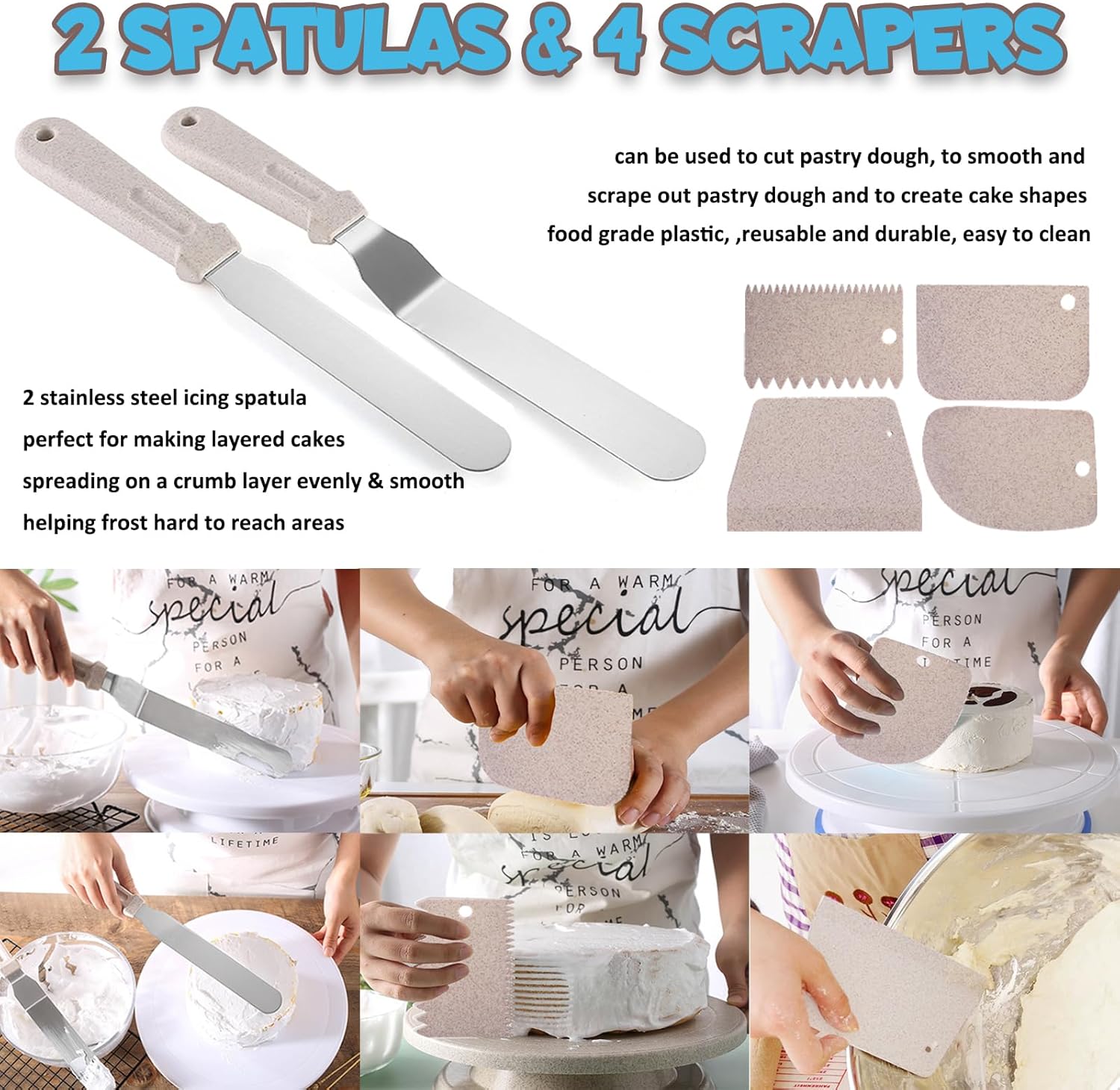 54pcs Cake Decorating Kit Baking Tools Supplies wi... - Image 5