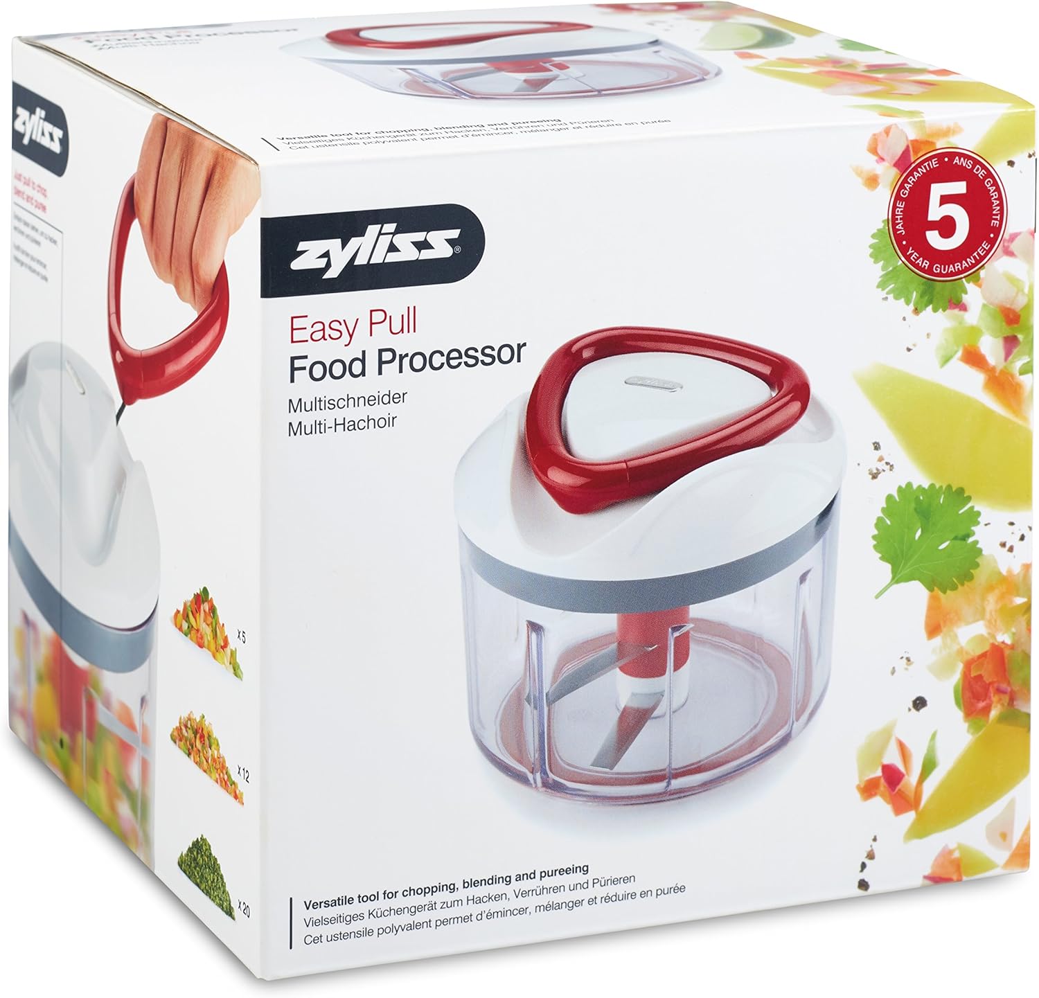Zyliss E910015 Easy Pull Food Processor | 750ml Ca... - Image 3