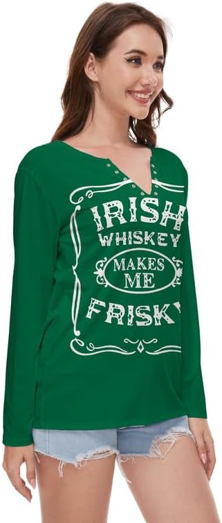 TMSD Womens St. Patrick's Day Top Long Sleeve Swea... - Image 5