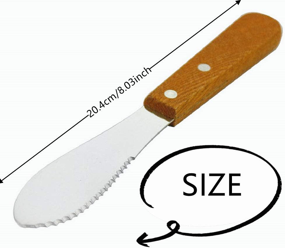 TINGFENG 4PCS Butter Knife Spreader CreamSpatula S... - Image 2