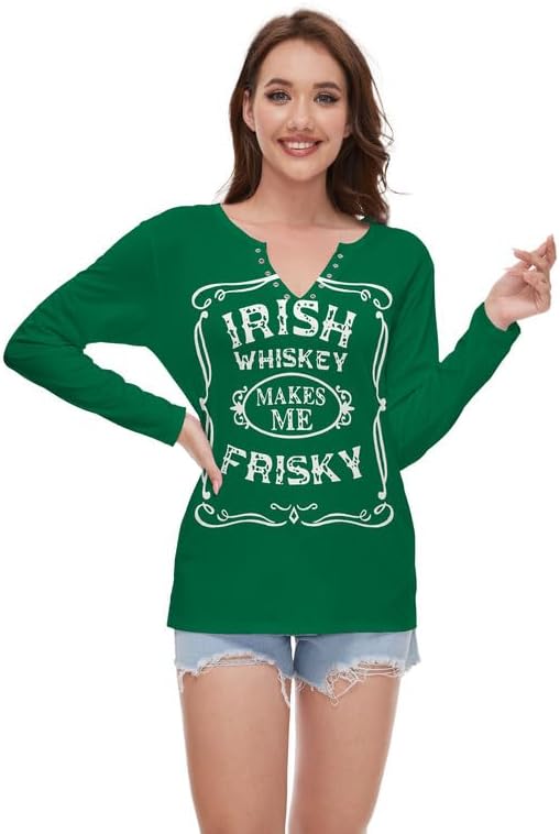 TMSD Womens St. Patrick's Day Top Long Sleeve Swea... - Image 3