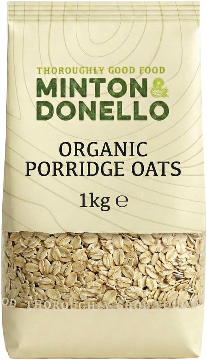 Minton & Donello Organic Porridge Oats 1kg – Whole...