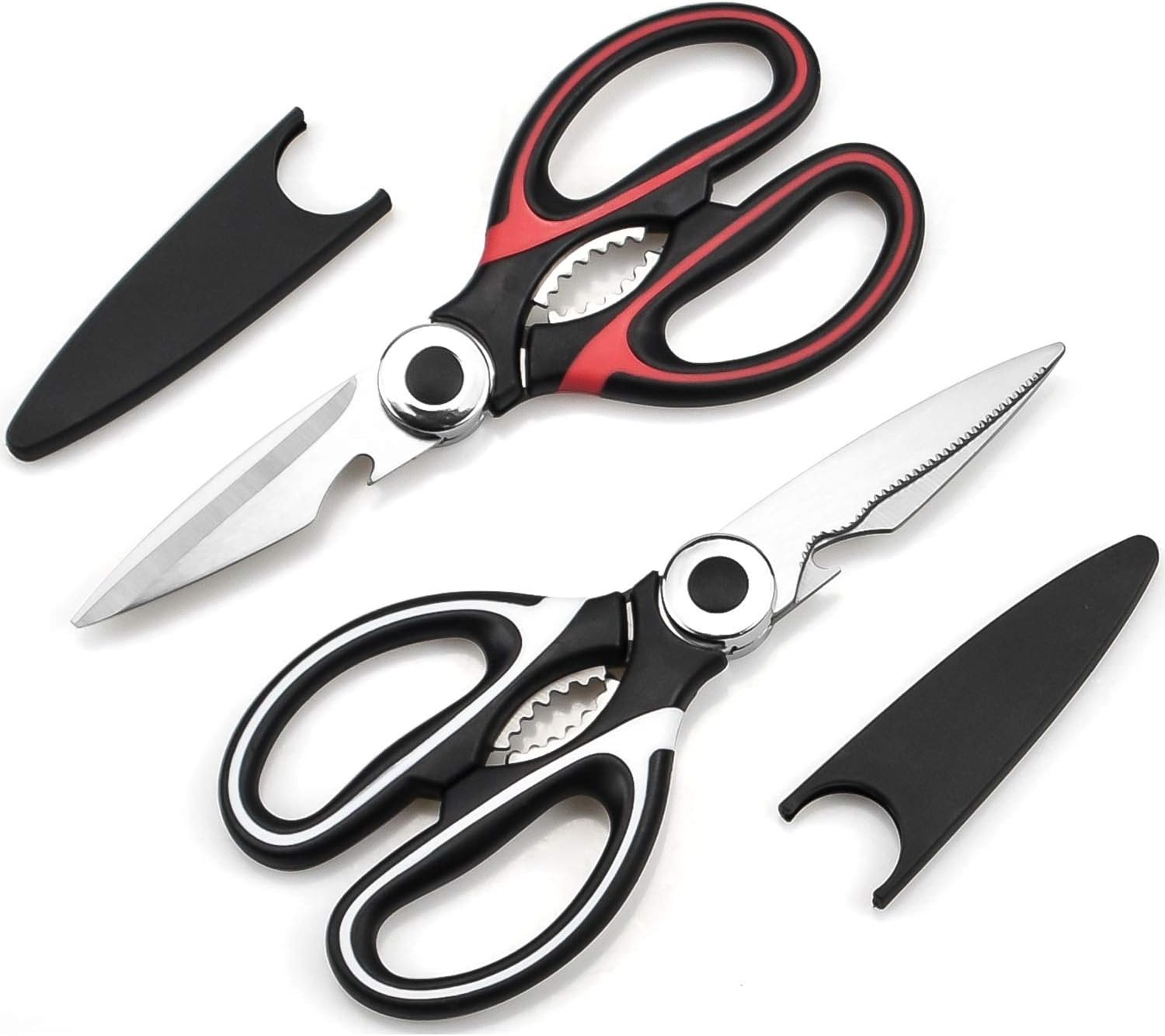 2 Pcs Kitchen Scissors, Heavy Duty Utility Food Sc...