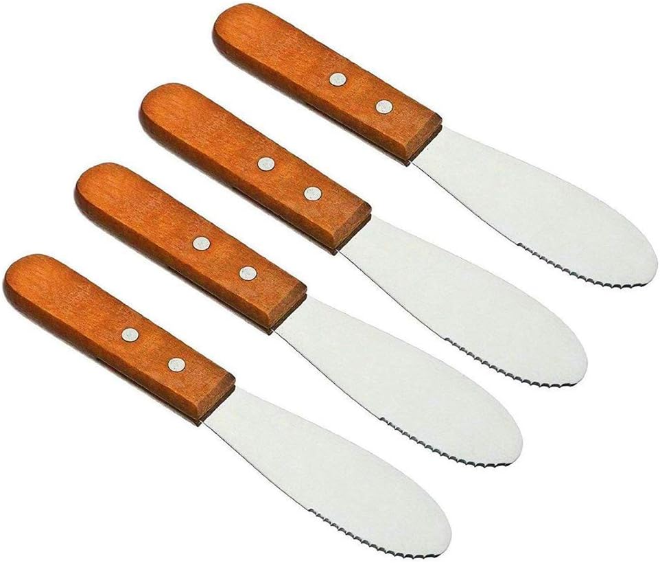 TINGFENG 4PCS Butter Knife Spreader CreamSpatula S...