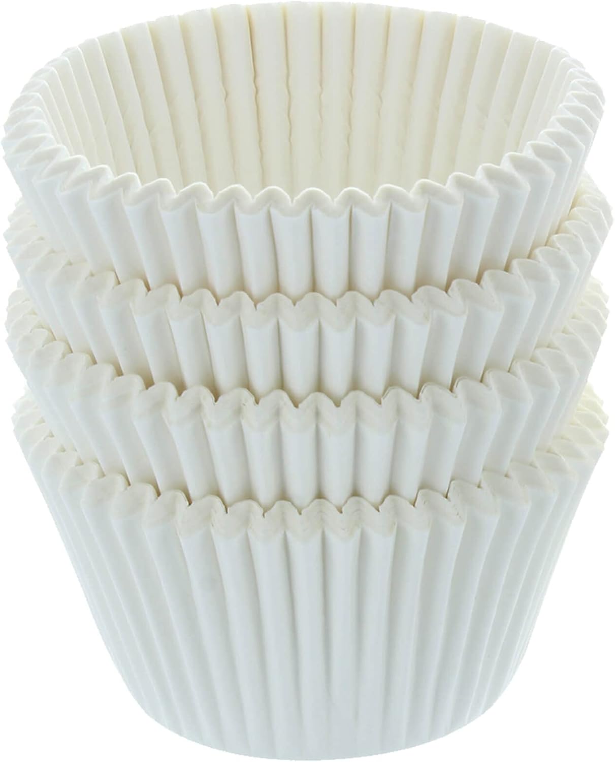 Baked with Love White Cupcake Cases, Baking Cups, ... - Image 3