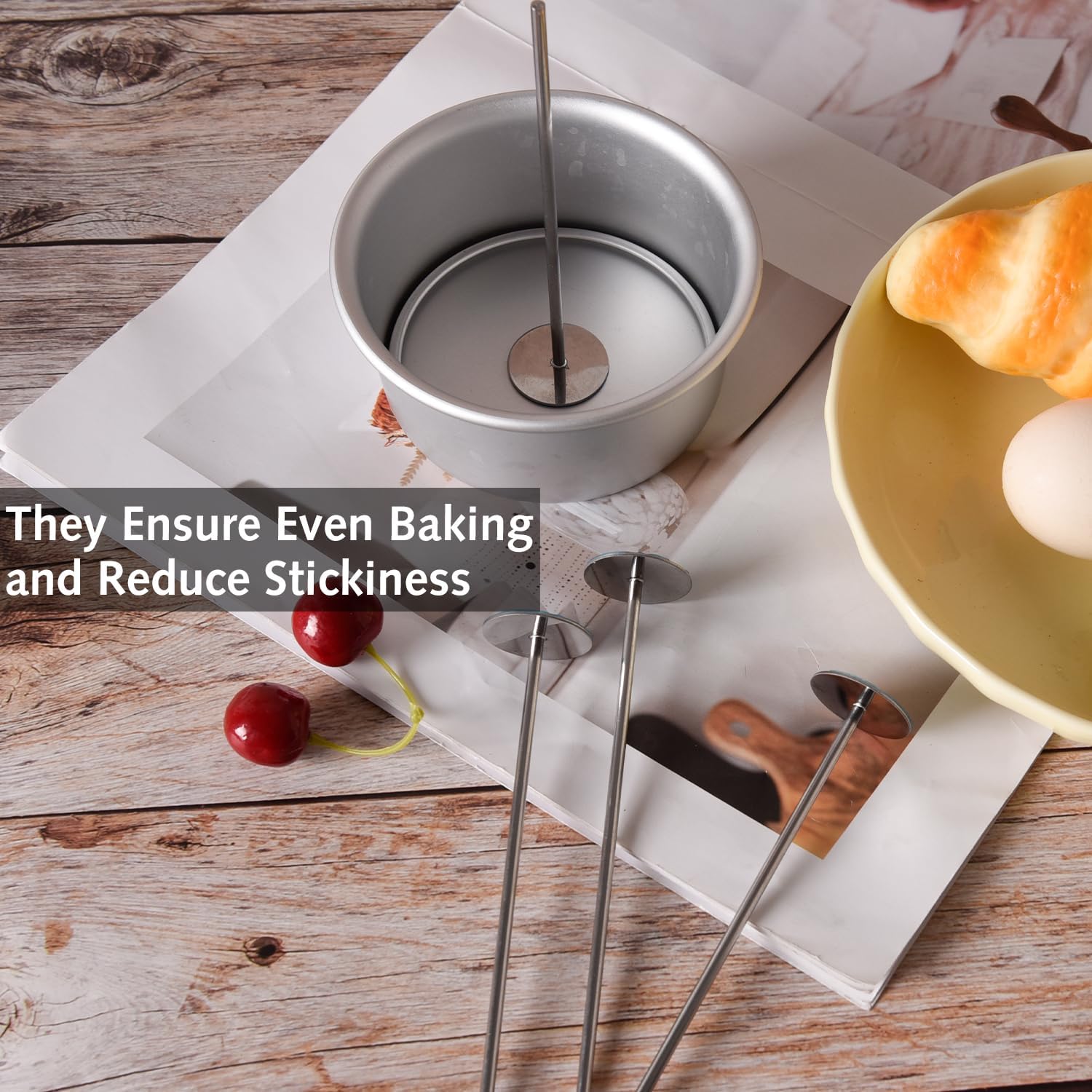 4 pcs Cake Heating Rods for Even Baking (5.5inch) - Image 2