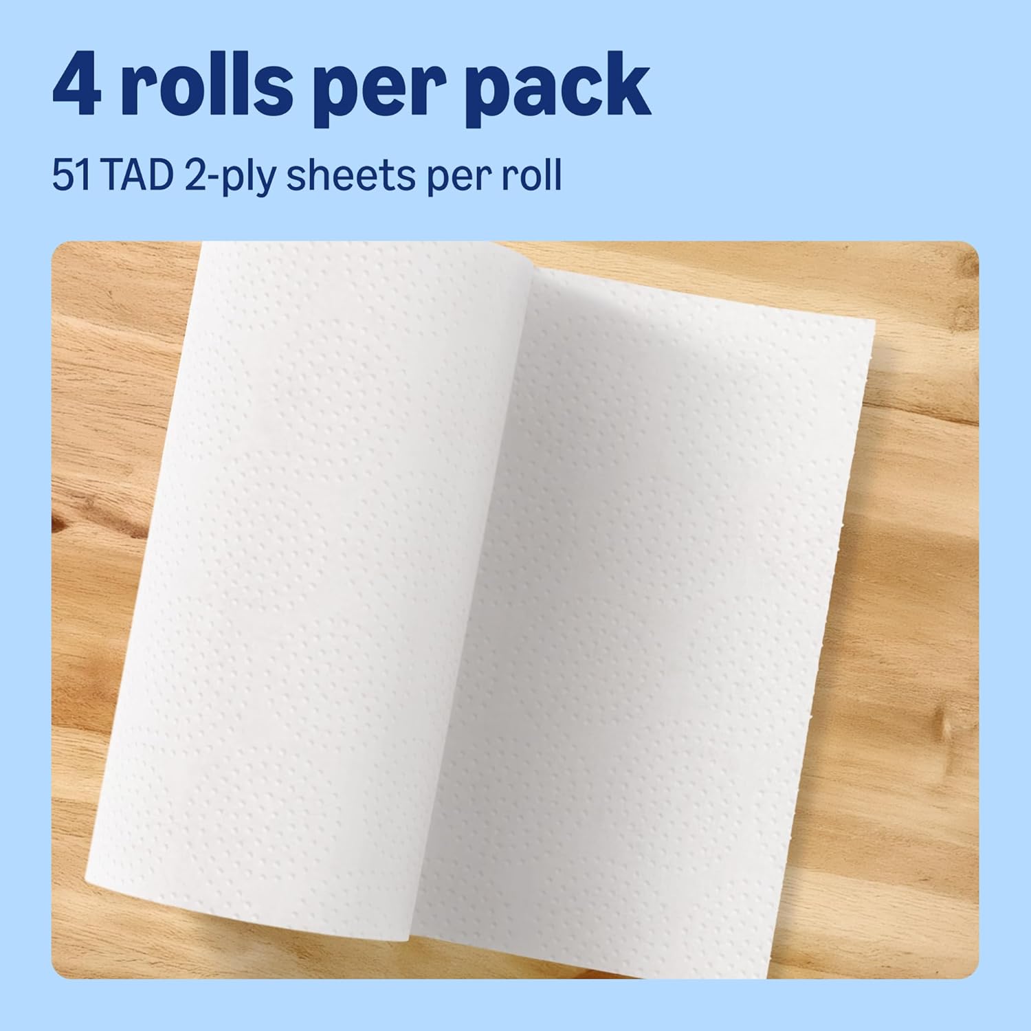 by Amazon Ultra Absorbent TAD Kitchen Roll, 4 Roll... - Image 3