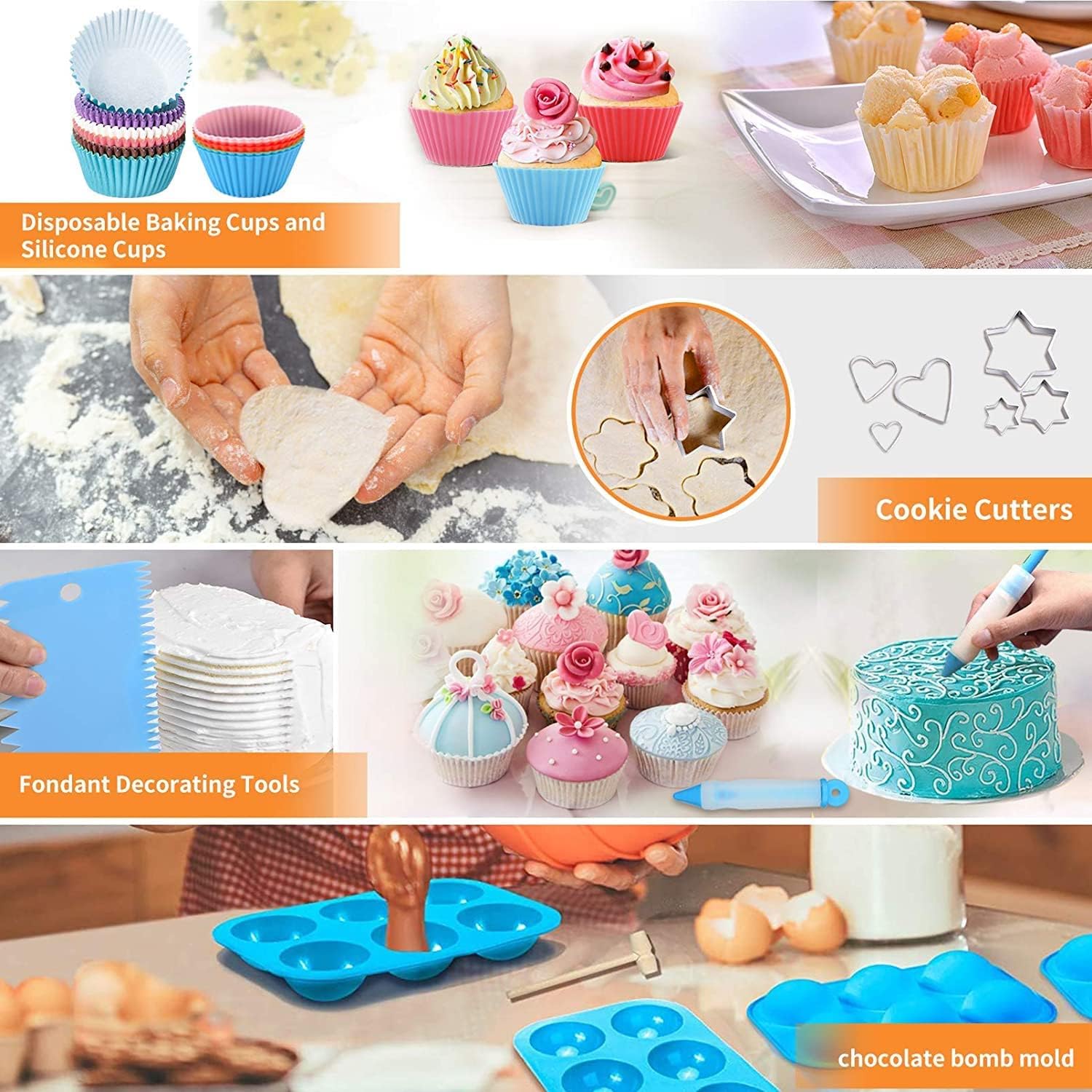 Boyun Cake Decorating Tools Supplies Kit: 236pcs B... - Image 4