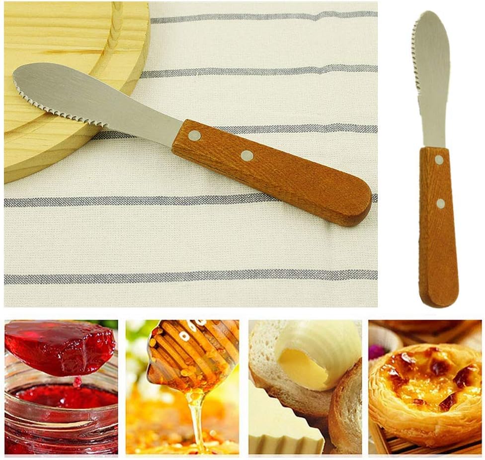 TINGFENG 4PCS Butter Knife Spreader CreamSpatula S... - Image 4
