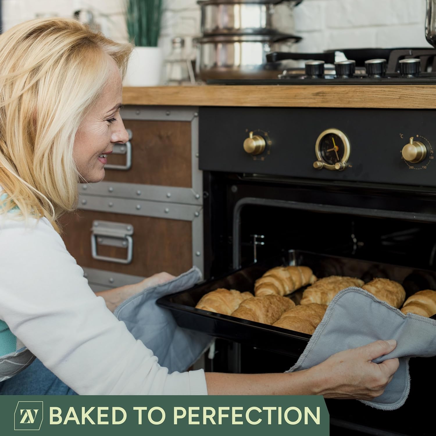 Zuvo 5 Piece Baking Set, Non-Stick Carbon Steel Ba... - Image 6