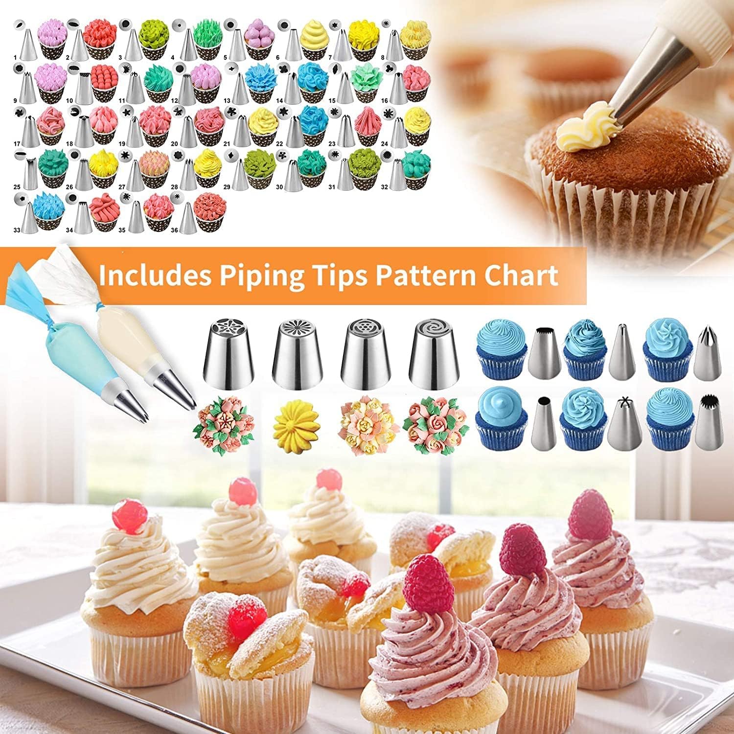 Boyun Cake Decorating Tools Supplies Kit: 236pcs B... - Image 5