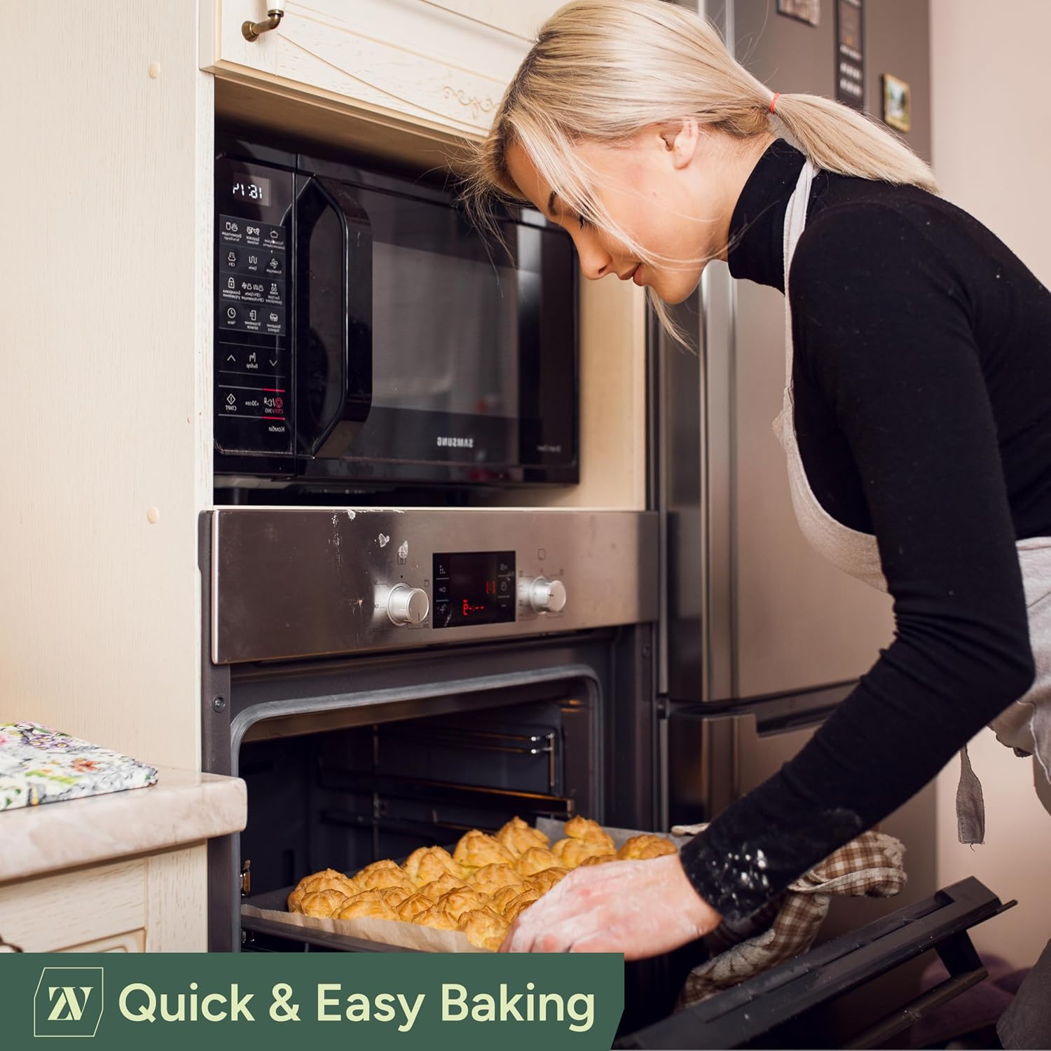 Zuvo 5 Piece Baking Set, Non-Stick Carbon Steel Ba... - Image 5