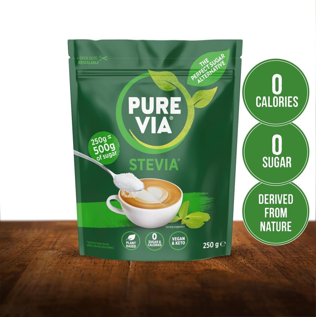 Pure Via Stevia | 1kg (250g x4) | Gluten Free, Zer... - Image 3