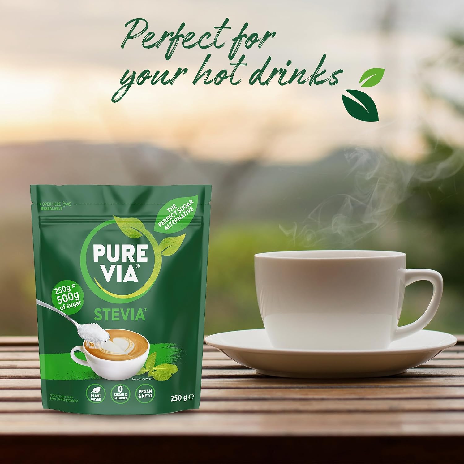 Pure Via Stevia | 1kg (250g x4) | Gluten Free, Zer... - Image 6
