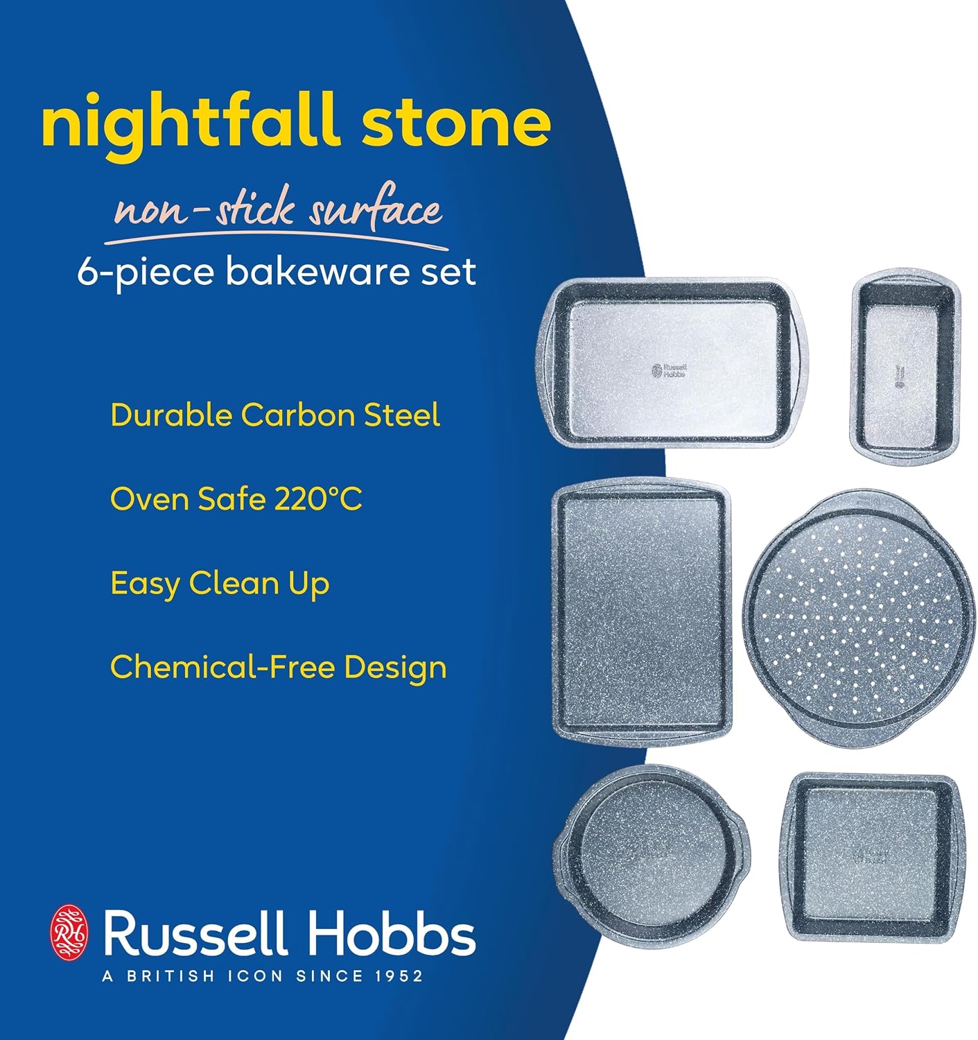 Russell Hobbs COMBO-5437 Nightfall Stone Non-Stick... - Image 2